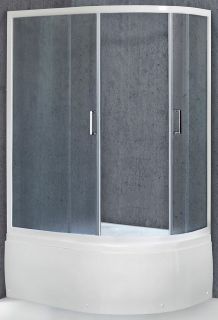 Душевой уголок Royal Bath BK 120x80см левый белый RB8120BK-C-L Душевой уголок Royal Bath BK 120x80см левый белый RB8120BK-C-L