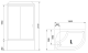 Душевая кабина Royal Bath RB8120BK1-M-L-BL Practic 120x80см чёрный профиль/матовое стекло