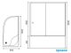 Душевой уголок Royal Bath BK правый 120x80см чёрный RB8120BK-T-BL-R