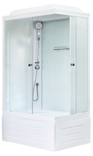 Душевая кабина Royal Bath BP левая стекло белое/матовое 120x80см RB8120BP5-WC-L