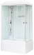 Душевая кабина Royal Bath BP правая стекло белое/прозрачное 120x80см RB8120BP5-WT-L