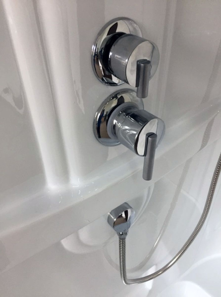 Душевая кабина Royal Bath BP левая стекло прозрачное 100x80см RB8100BP1-T-L