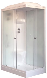 Душевая кабина Royal Bath HP левая стекло белое/матовое 120x80см RB8120HP6-WC-L Душевая кабина Royal Bath HP левая стекло белое/матовое 120x80см RB8120HP6-WC-L