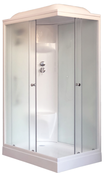 Душевая кабина Royal Bath HP левая стекло белое/матовое 120x80см RB8120HP6-WC-L Душевая кабина Royal Bath HP левая стекло белое/матовое 120x80см RB8120HP6-WC-L