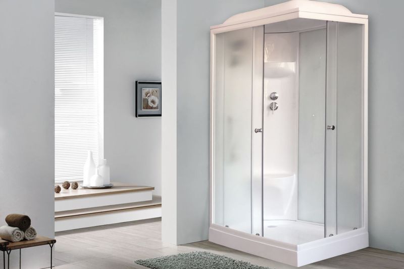 Душевая кабина Royal Bath HP левая стекло белое/матовое 120x80см RB8120HP6-WC-L Душевая кабина Royal Bath HP левая стекло белое/матовое 120x80см RB8120HP6-WC-L