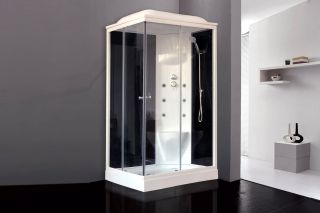Душевая кабина Royal Bath HP правая стекло чёрное/прозрачное 120x80см RB8120HP7-BT-R Душевая кабина Royal Bath HP правая стекло чёрное/прозрачное 120x80см RB8120HP7-BT-R