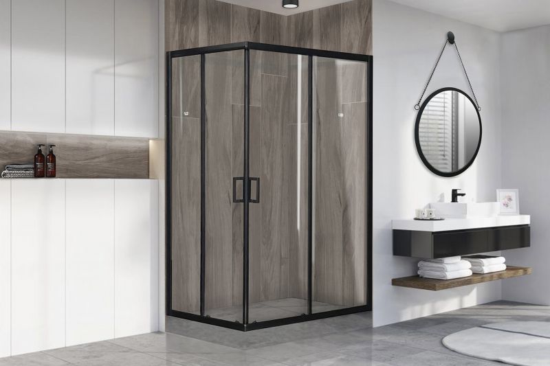 Душевой уголок Royal Bath HPD 120x80см чёрный RB8120HPD-T-BL
