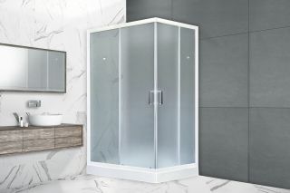 Душевой уголок Royal Bath HP 120x80см левый белый RB8120HP-C-L