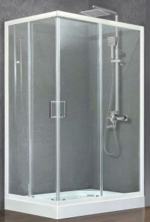 Душевой уголок Royal Bath HP 120x80см правый белый RB8120HP-T-R