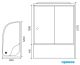 Душевая кабина Royal Bath BK правая стекло прозрачное 120x80см RB8120BK2-T-R Душевая кабина Royal Bath BK правая стекло прозрачное 120x80см RB8120BK2-T-R