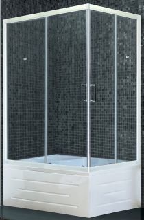 Душевой уголок Royal Bath BP 120x80см левый белый RB8120BP-T-L Душевой уголок Royal Bath BP 120x80см левый белый RB8120BP-T-L