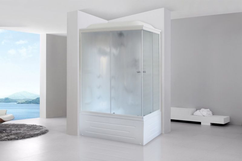Душевая кабина Royal Bath BP левая стекло матовое 100x80см RB8100BP2-M-L