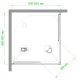 Душевой уголок Royal Bath HPD 85x90см белый RB9085HPD-T