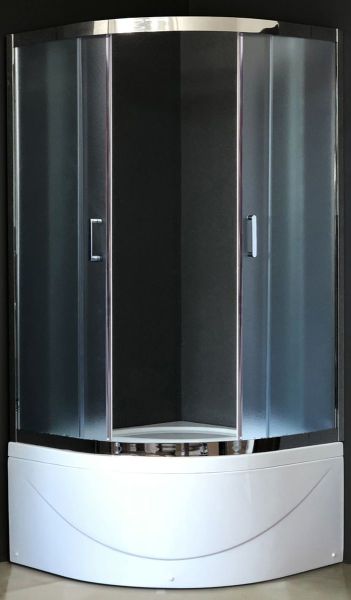 Душевой уголок Royal Bath BK 90x90см хром RB90BK-C-CH