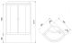 Душевая кабина Royal Bath BK стекло прозрачное 90x90см RB90BK2-T Душевая кабина Royal Bath BK стекло прозрачное 90x90см RB90BK2-T
