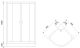 Душевой уголок Royal Bath BK 90x90см белый RB90HK-T