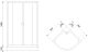 Душевой уголок Royal Bath BK 90x90см хром RB90HK-T-CH