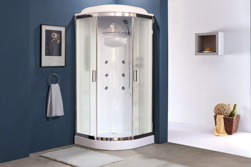 Душевая кабина Royal Bath HK стекло матовое 90x90см RB90HK2-M-CH Душевая кабина Royal Bath HK стекло матовое 90x90см RB90HK2-M-CH