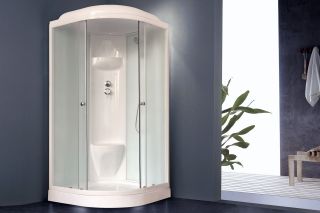 Душевая кабина Royal Bath HK стекло белое/матовое 90x90см RB90HK6-WC