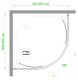 Душевой уголок Royal Bath HKD 90x90см белый RB90HKD-C