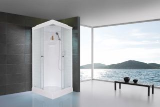 Душевая кабина Royal Bath HP стекло матовое 90x90см RB90HP1-M