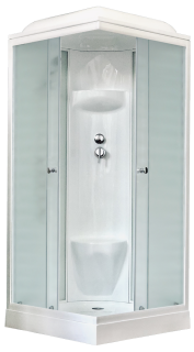 Душевая кабина Royal Bath HP стекло белое/матовое 90x90см RB90HP6-WC