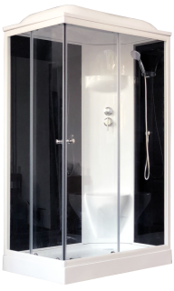 Душевая кабина Royal Bath HP правая стекло чёрное/прозрачное 120x80см RB8120HP6-BT-R Душевая кабина Royal Bath HP правая стекло чёрное/прозрачное 120x80см RB8120HP6-BT-R