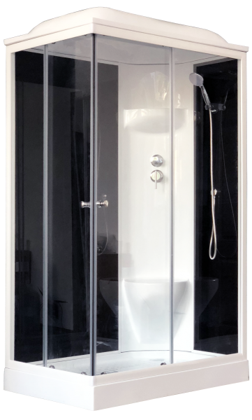 Душевая кабина Royal Bath HP правая стекло чёрное/прозрачное 120x80см RB8120HP6-BT-R Душевая кабина Royal Bath HP правая стекло чёрное/прозрачное 120x80см RB8120HP6-BT-R