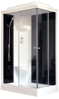 Душевая кабина Royal Bath HP левая стекло чёрное/прозрачное 120x80см RB8120HP6-BT-L Душевая кабина Royal Bath HP левая стекло чёрное/прозрачное 120x80см RB8120HP6-BT-L