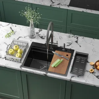 Кухонная мойка Roxenbath Stage 60 560250-60B графит