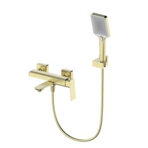Смеситель для ванны с душем Wonzon & Woghand Diamond WW-88639011-BG брашированное золото