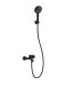 Смеситель для ванны с душем Wonzon & Woghand WW-4530-MB чёрный матовый