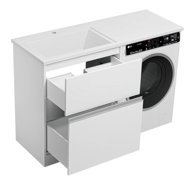 Напольная тумба под раковину Misty Ингрид УТ000026852 68.6 см белый