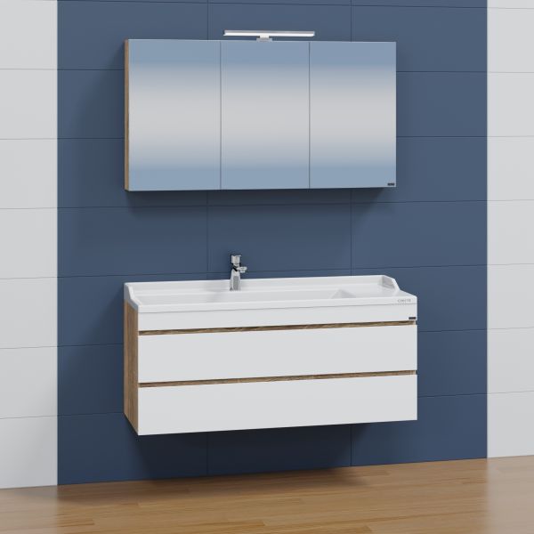 Зеркало-шкаф Санта Марс 700421 120 см янтарный