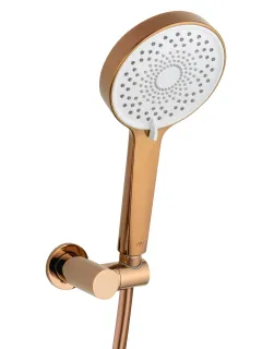 Душевой комплект Wonzon & Woghand Stick WW-88929010-RG с термостатом розовое золото