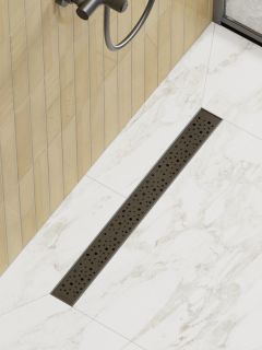 Душевой лоток Cezares Релакс (Relax) RELAX-LD-70-GM 70 см оружейная сталь