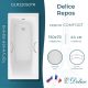 Ванна чугунная Delice Repos DLR 220507R 150x70см белый Ванна чугунная Delice Repos DLR 220507R 150x70см белый