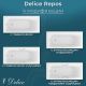 Ванна чугунная Delice Repos DLR220508RB-AS 170х70 с черными матовыми ручками