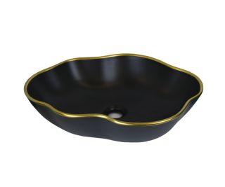 Раковина чаша Bronze de Luxe Black Orchid 1395, черный Раковина чаша Bronze de Luxe Black Orchid 1395, черный