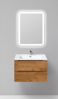Тумба под раковину BelBagno подвесная 70x50см Rovere Nature ETNA39-700/390-2C-SO-RN-P