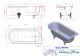 Astra-Form Ретро 170x75 Ванна из литого мрамора