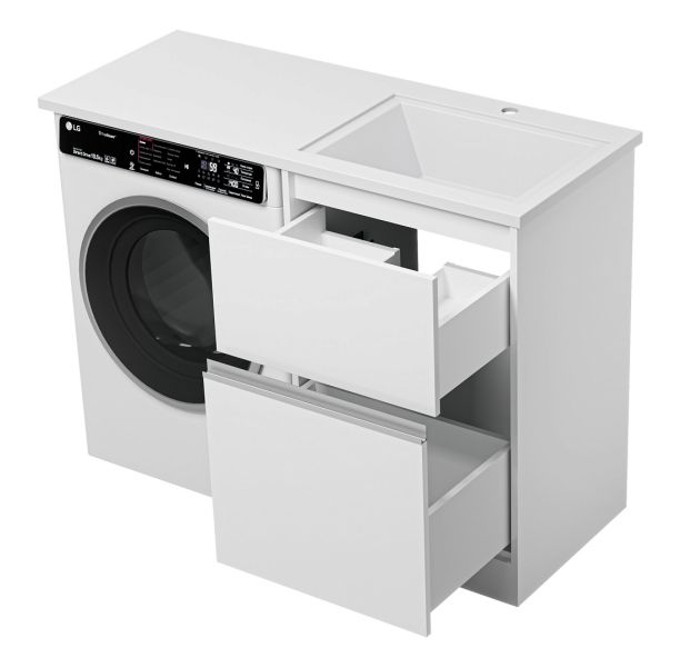 Напольная тумба под раковину Misty Ингрид УТ000026828 55 см белый