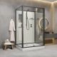 Душевая кабина Niagara Standart ST120/90/15Q/BL/BK 120x90 см профиль чёрный стекло прозрачное