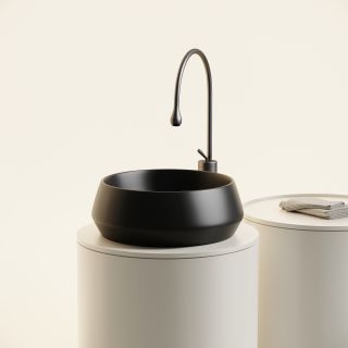 Раковина Ceramicanova Майя (Maya) CN12004MB 40 см чёрный матовый