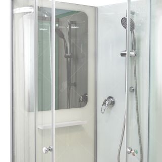 Душевая кабина RGW AN-208 381320888-12 80x80 см профиль сатин стекло прозрачное