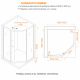 Душевой уголок RGW CL-80 81088099-11 90x90 см профиль хром стекло прозрачное