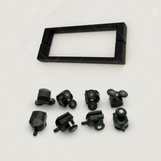 Душевой уголок RGW CL-48B CL-14B + Z-050-1B 32094895-014 150x90 см профиль чёрный стекло прозрачное