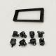 Душевой уголок RGW CL-48B (CL-14B + Z-050-1B) 32094804-014 140x100см чёрный