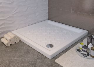 Квадратный керамический поддон RGW CR-099 900х900х100 Квадратный керамический поддон RGW CR-099 900х900х100