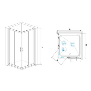 Душевой уголок RGW SV-81 800х800х1950